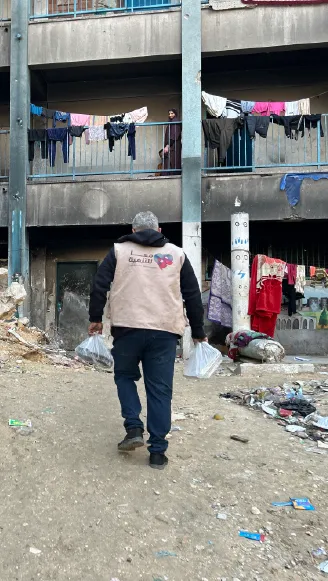 We reach our people in displacement areas