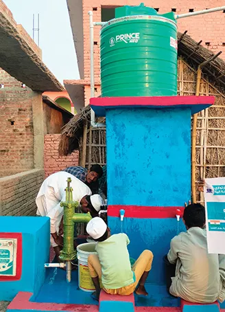 Artesian water well- with Electrical Pump & Hydraulic Pump & Tank